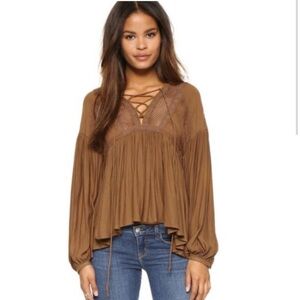 Free People Don’t Let Go Peasant top M